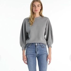 AGOLDE Thora Balloon Sleeve Sweatshirt Size XS
